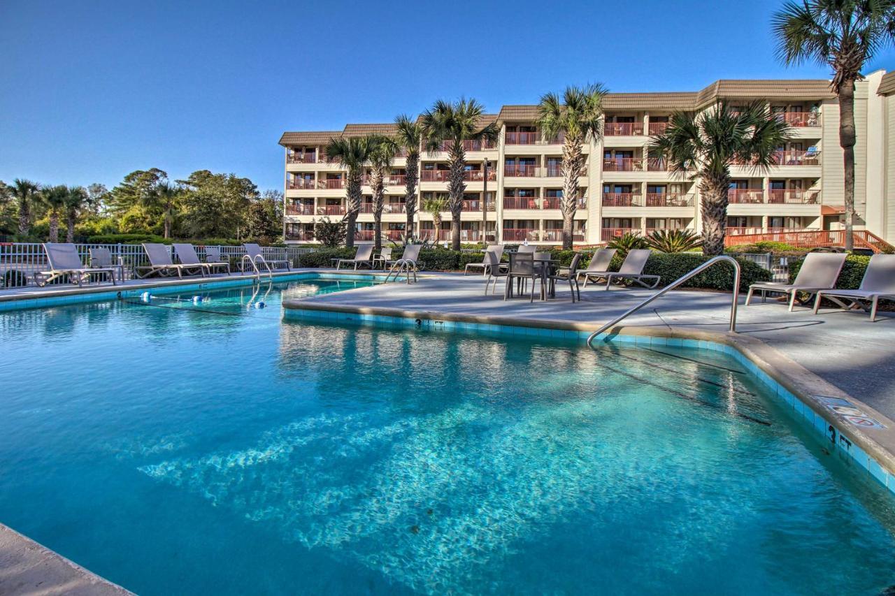 Hilton Head Condo With Balcony And Pool, Walk To Beach Hilton Head Island Zewnętrze zdjęcie